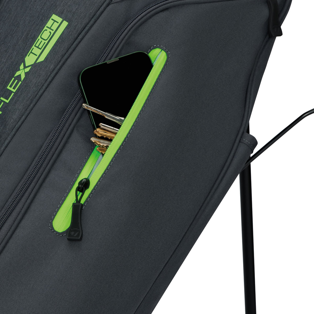 TaylorMade Sac Trépied FlexTech Gris/Vert Fluo 2026
