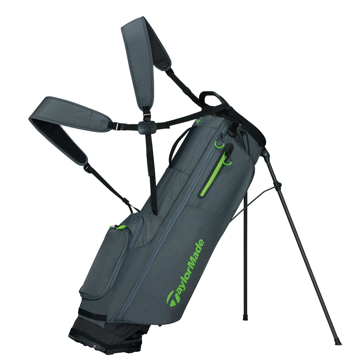 TaylorMade Sac Trépied FlexTech SuperLite Gris/Vert Fluo 2026