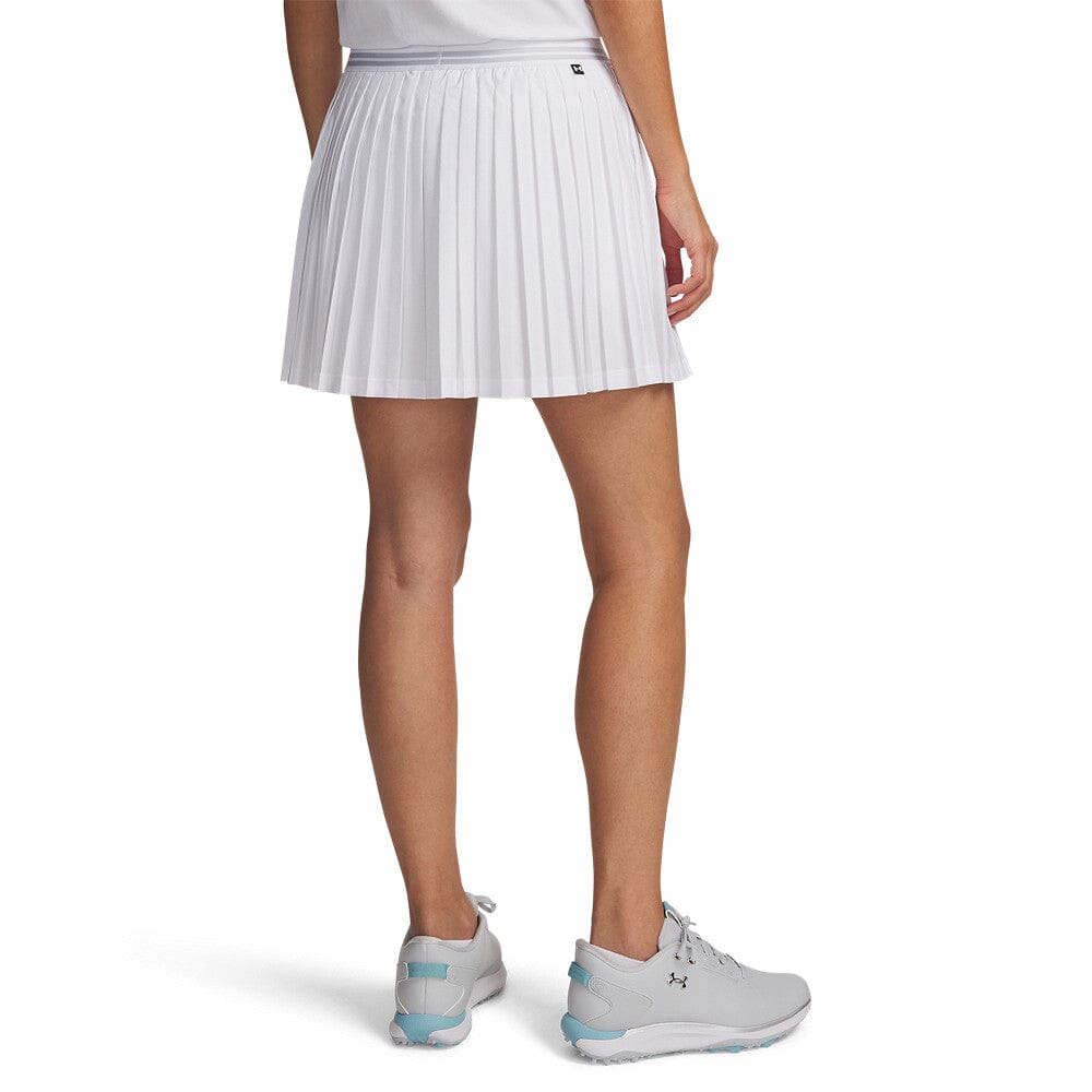 Under Armour Falda de golf Drive Plisada White