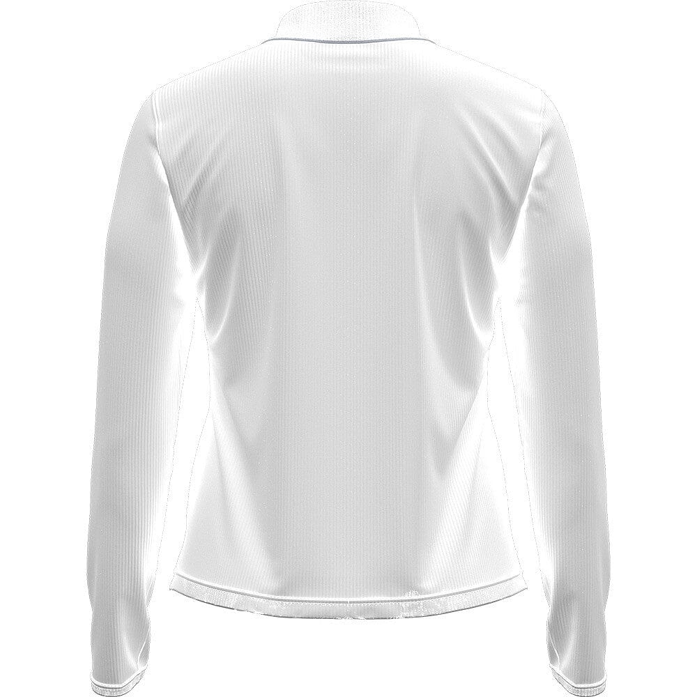 Under Armour Polo a Manga Larga Mujer Drive Chill Blanco