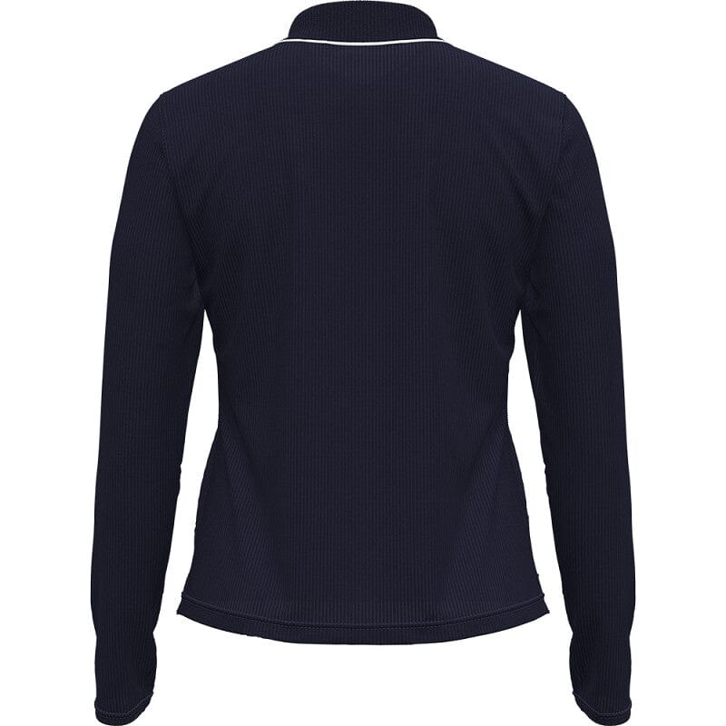 Under Armour Polo à Manche Longue Femme Drive Chill Bleu Marine