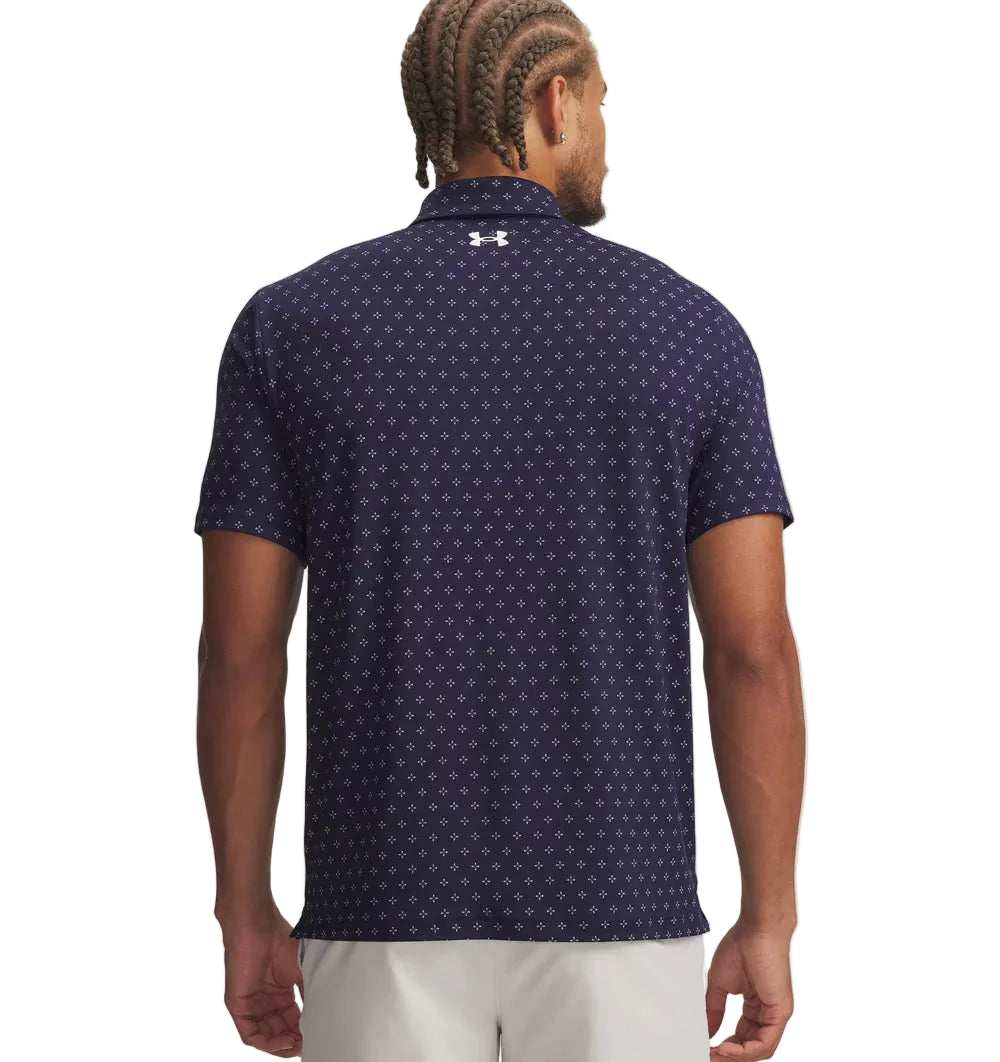 Under Armour Polo Homme Playoff 3.0 Imprimé Navy - GolfCenter.fr