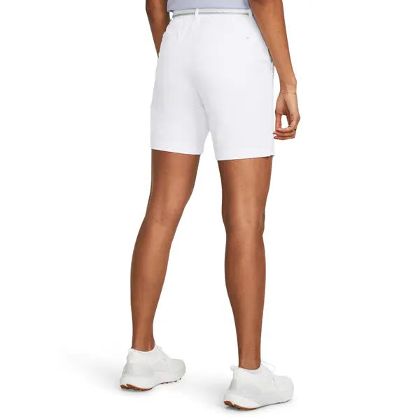 Under Armour Femme Short UA Drive Blanc - GolfCenter.fr