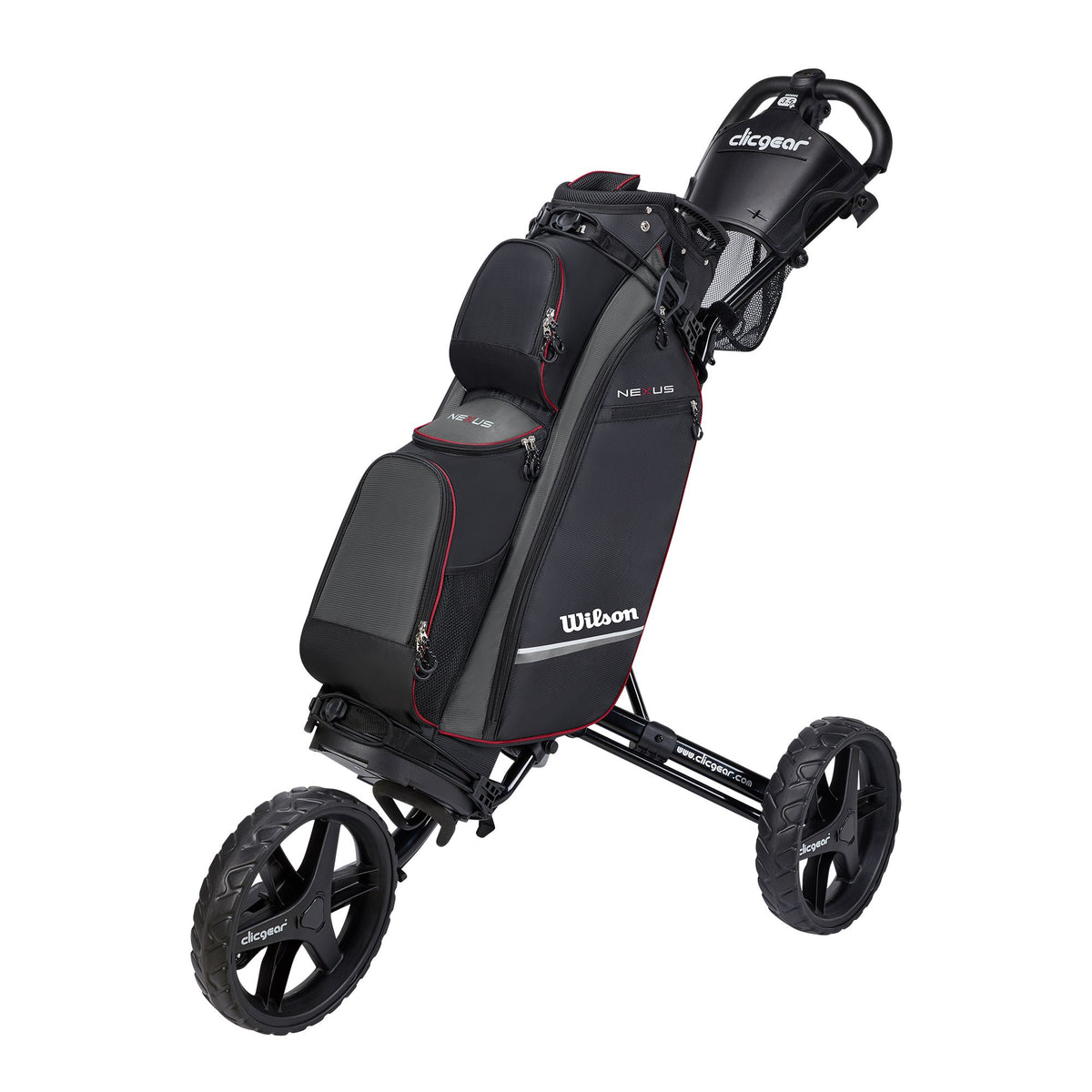 Wilson Staff bolsa de carro Nexus Negro Gris Rojo 2025