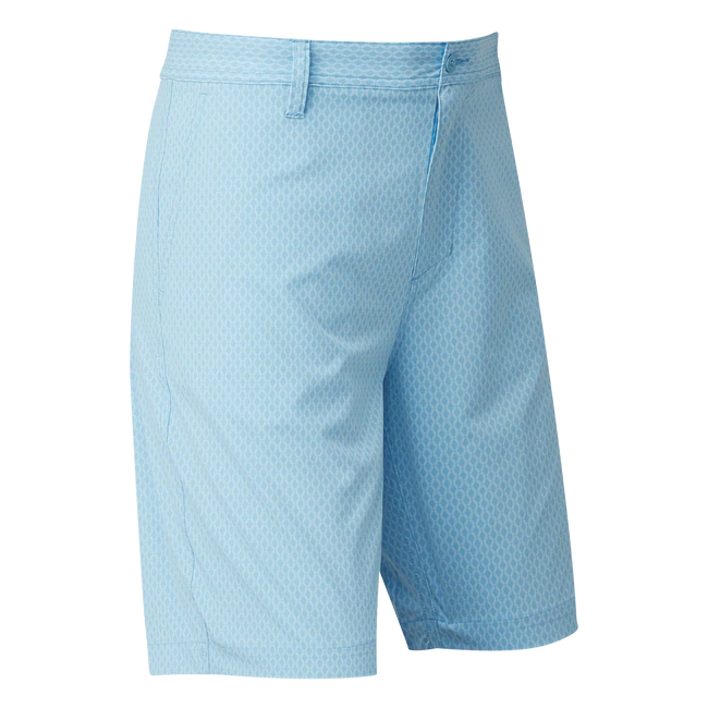 Footjoy Bermuda imprimé ton sur ton Bleu Ciel