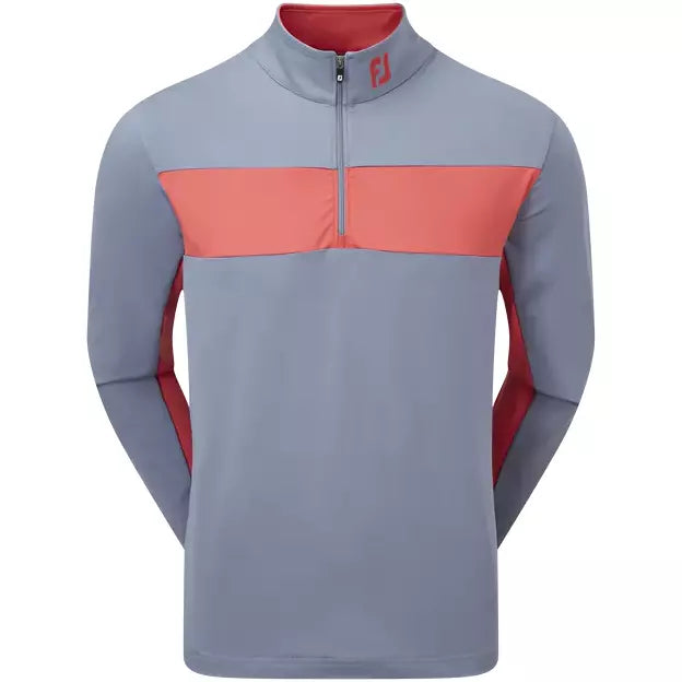 Footjoy Chill-Out con banda en pecho gris naranja