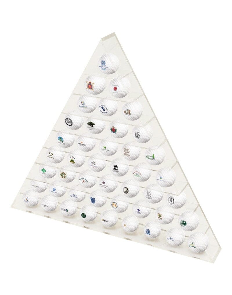 Longridge Vitrine Plexiglas Pyramide 45 balles
