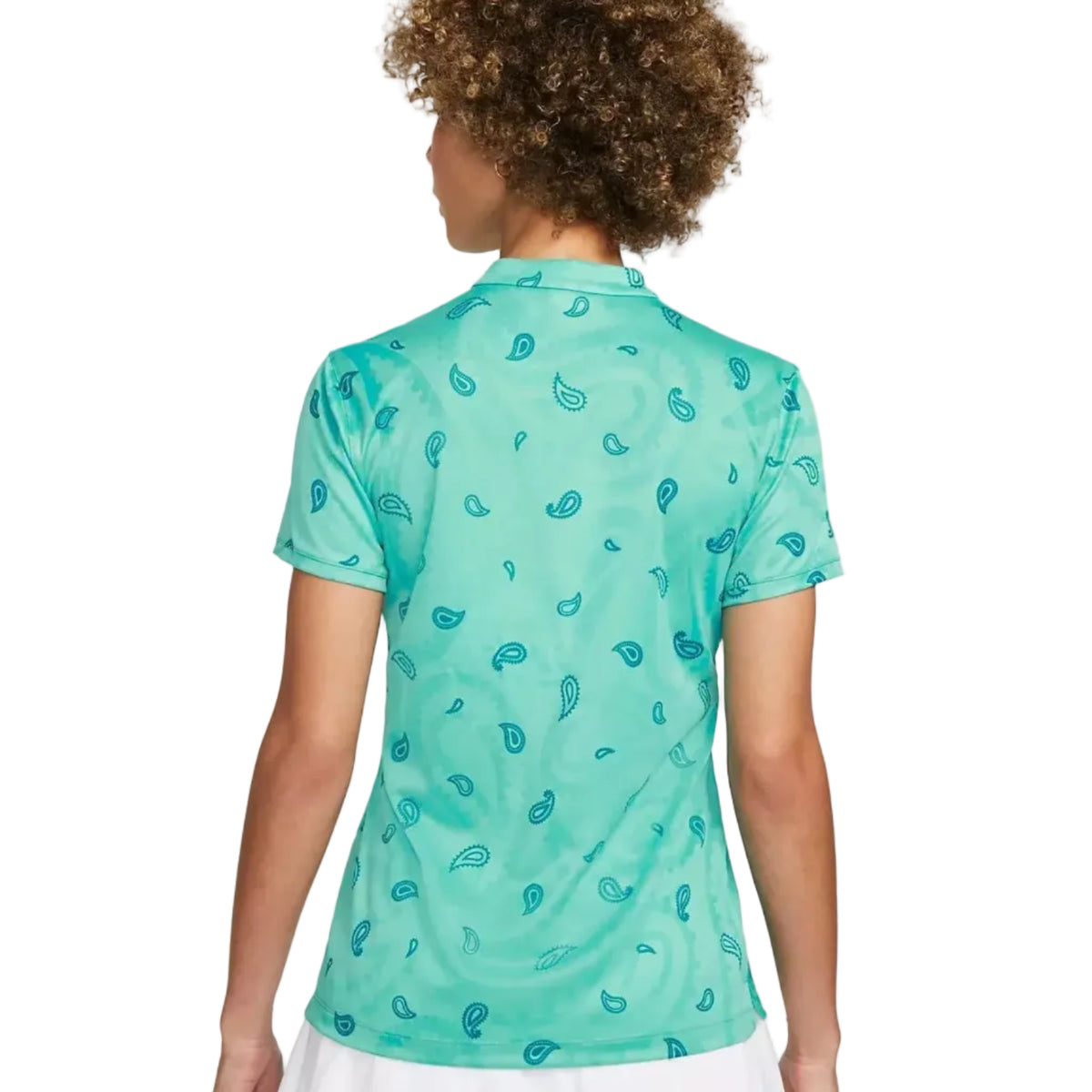 Nike Golf polo lady Dri fit estampado verde