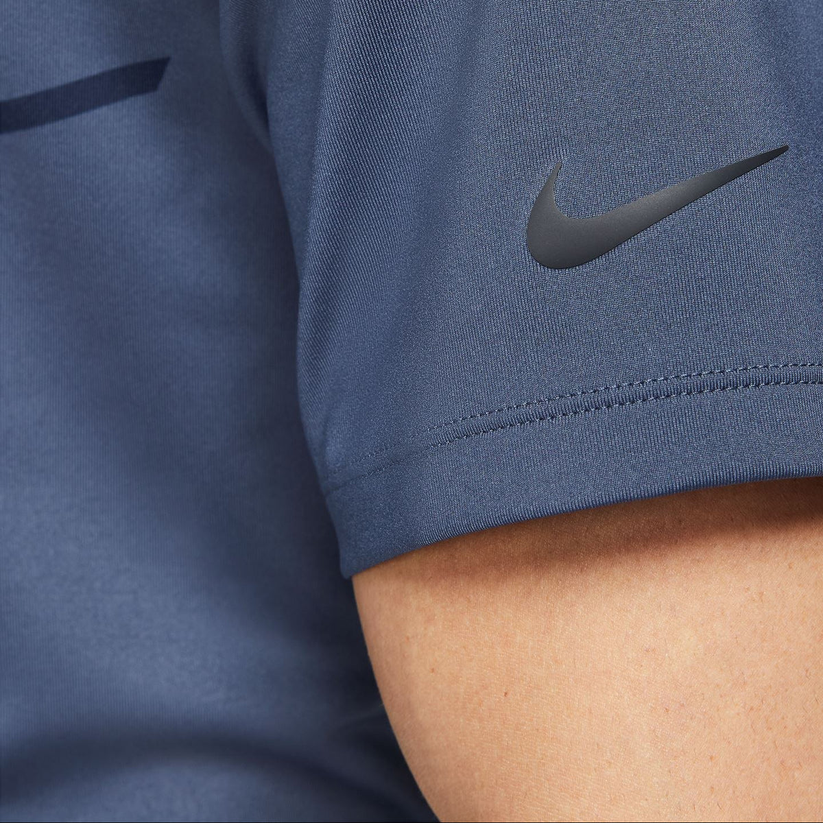NIKE POLO DRI-FIT Azul/NEGRO