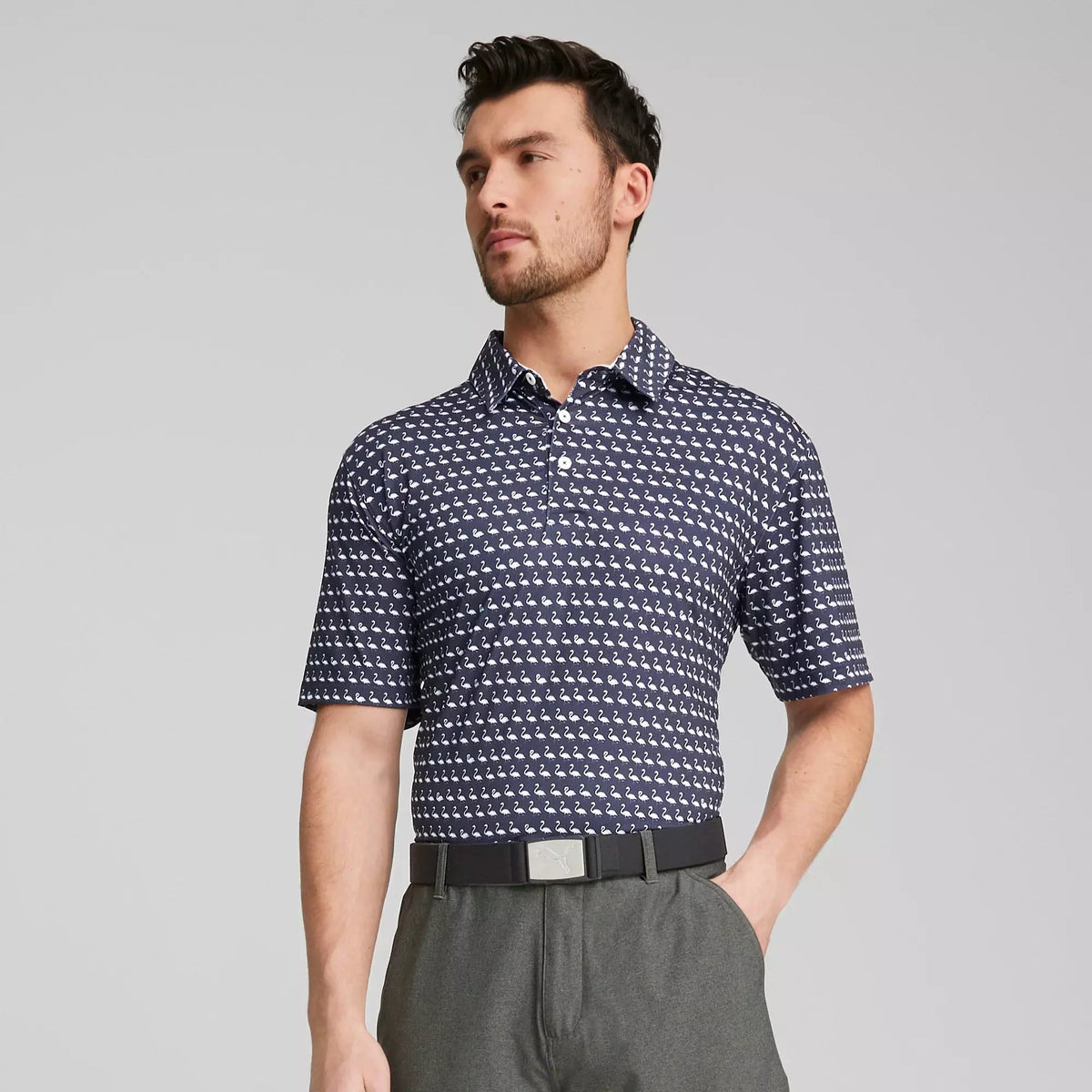 PUMA POLO FLAMINGO MARINO