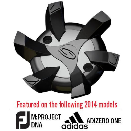 SOFTSPIKES CRAMPONS PINS BLACK SILVER