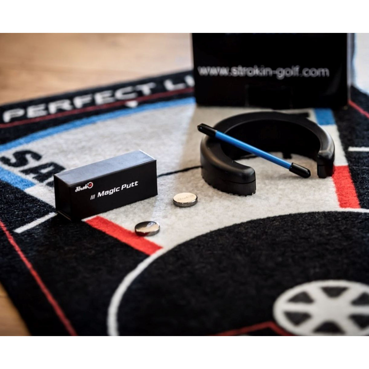 Strok'IN tapis de putting Perfect Line 4M