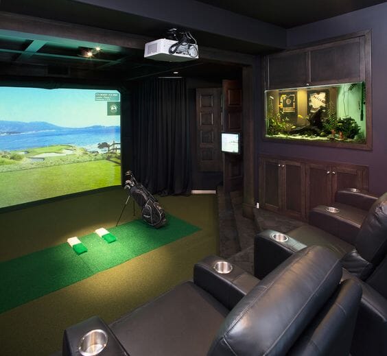 Mejorar el swing con el mejor simulador de golf