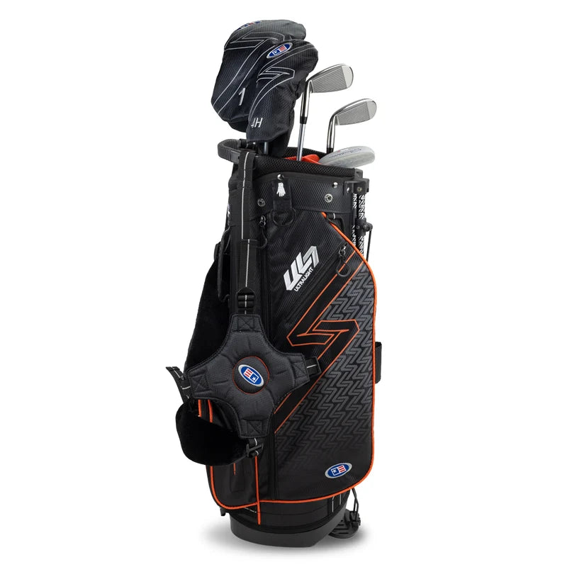 U.S. Kids Golf Pack 5 clubs UL7-51 (130-137 cm) Noir / Orange - GolfCenter.fr