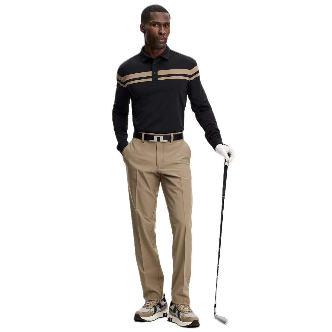 J.Lindeberg Polo Manches Longues Kenny Stripe