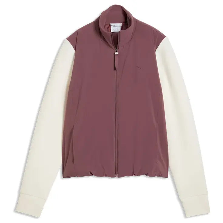 Puma Golf Veste CLOUDSPUN Fleece Hybrid femme Marron Cacao / Blanc Cassé - GolfCenter.fr