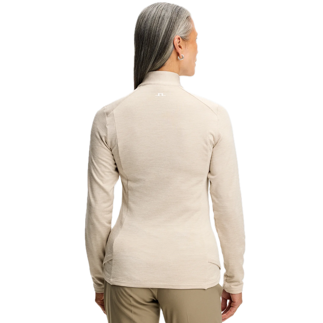 J.Lindeberg Mid-Layer Steffi Quarter Zip Moonbeam