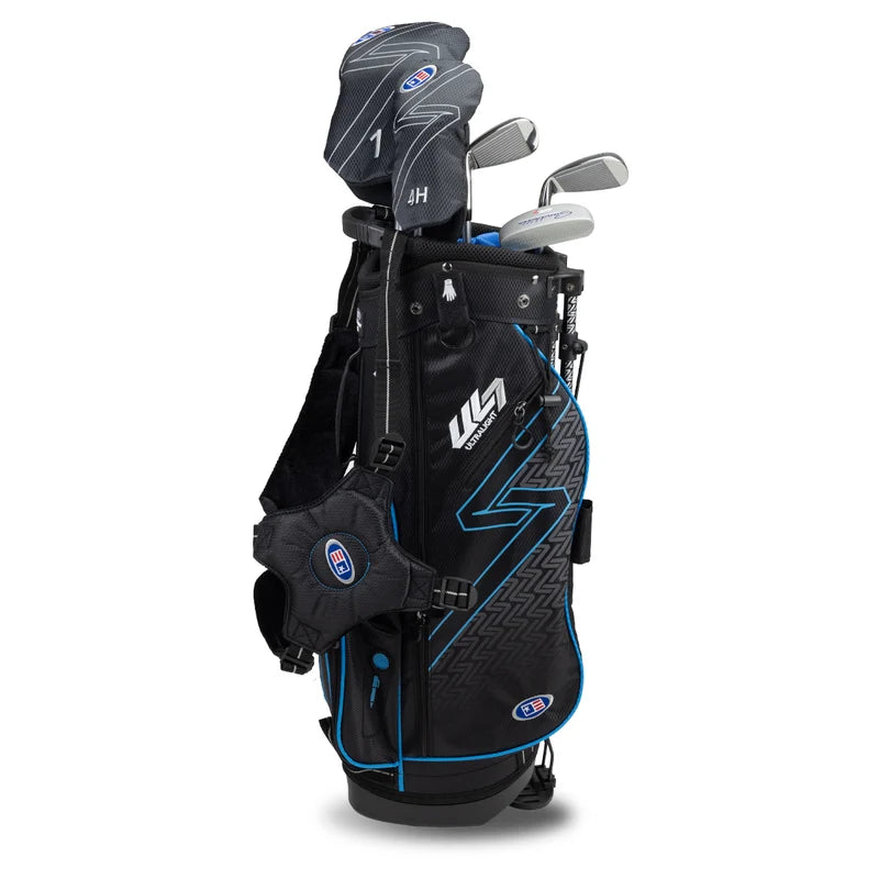 U.S. Kids Golf Pack 5 clubs UL7-48 (122-130 cm) Noir / Turquoise - GolfCenter.fr