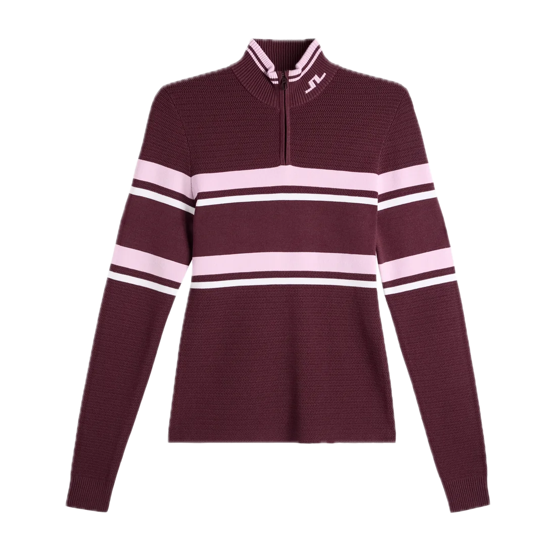 J.Lindeberg Pull Ariadne Knit Quarter Zip Winetasting