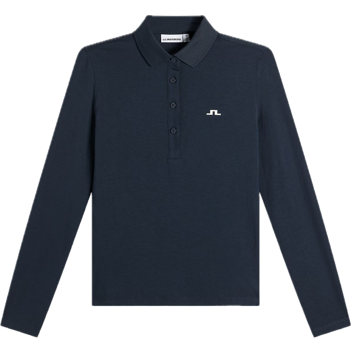 J.Lindeberg Polo Manches Longues Flor Bleu Marine