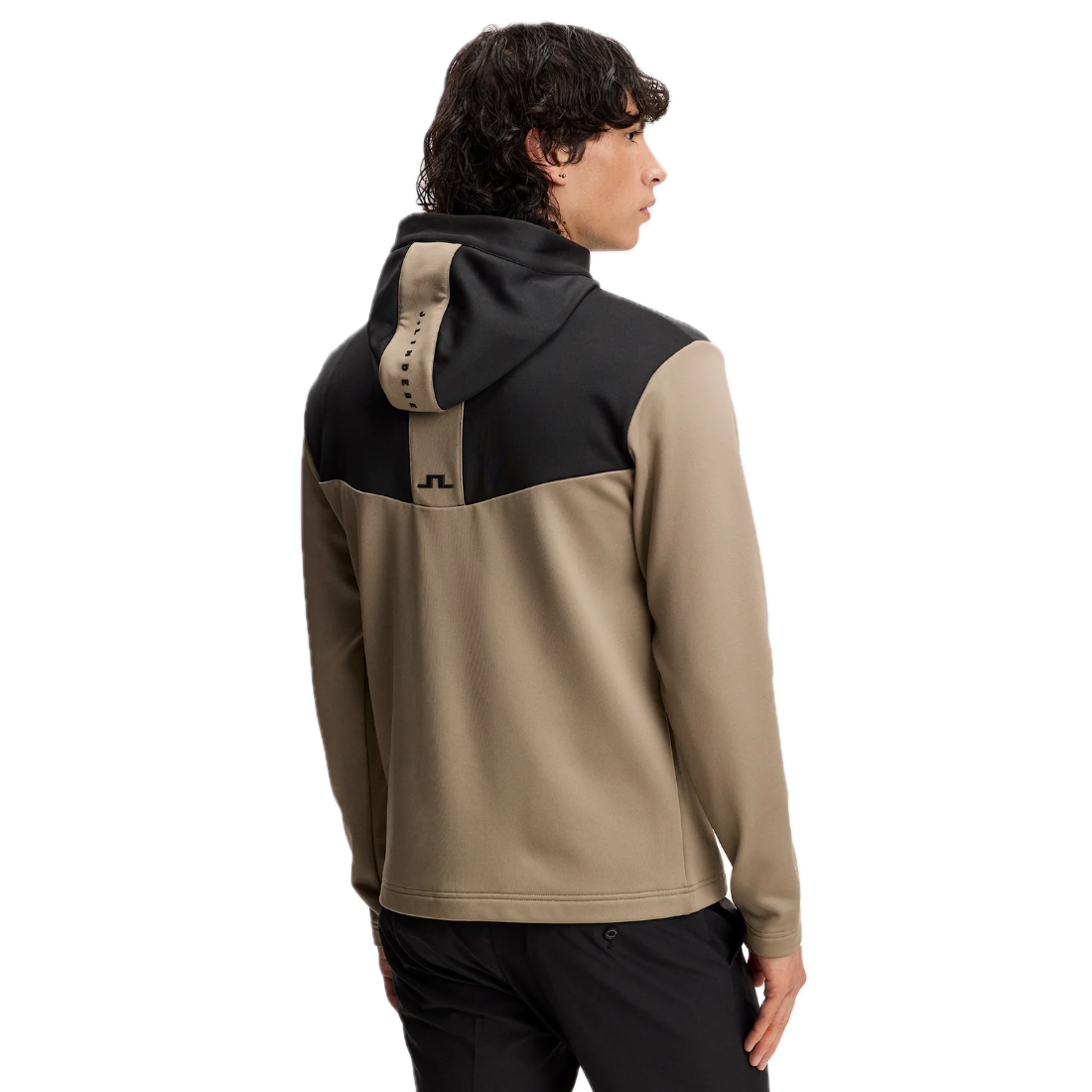 J.Lindeberg Sweat Maclean Zip Hood Brindle