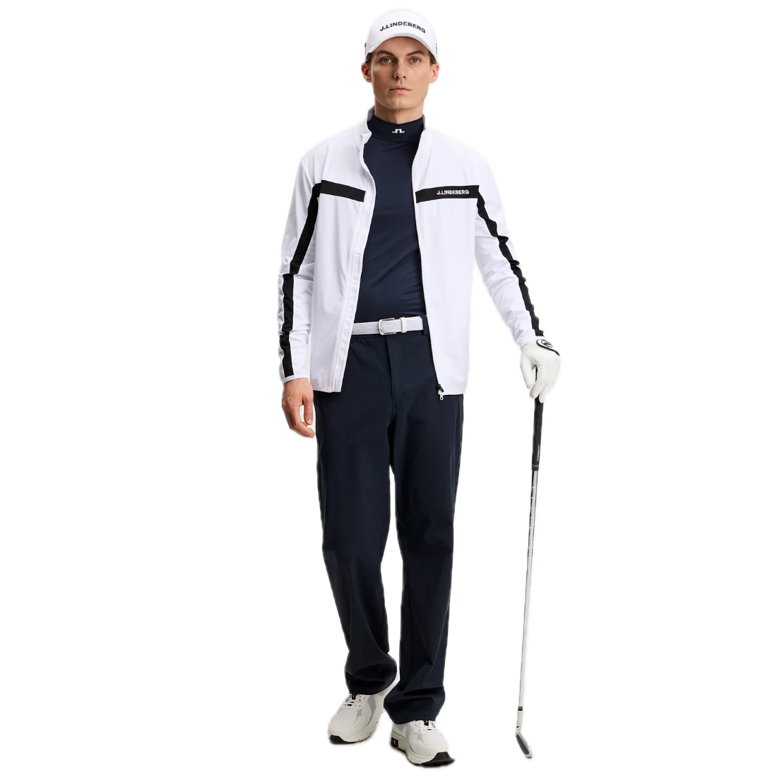 J.Lindeberg Top de Compression Ello Bleu Marine