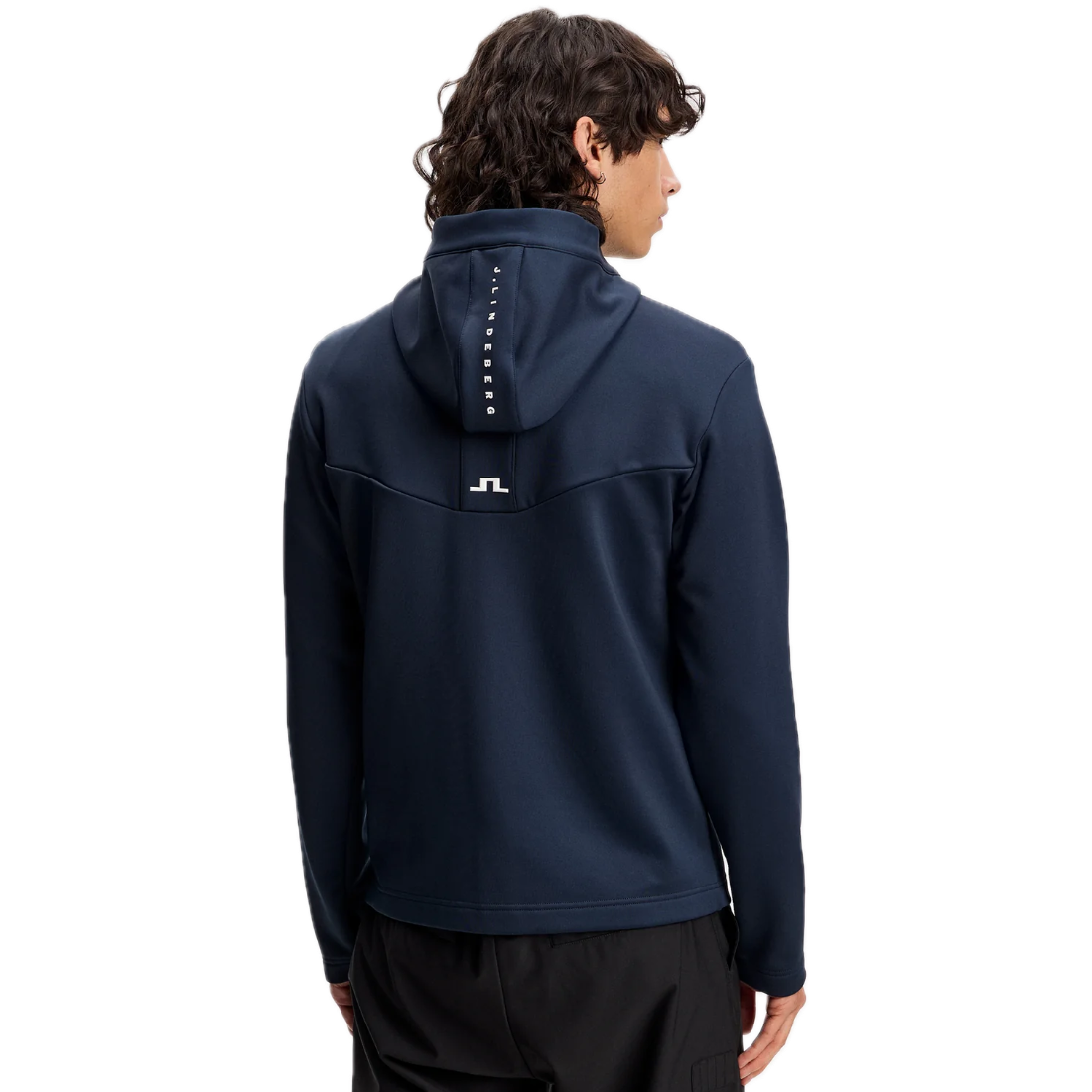 J.Lindeberg Sweat Maclean Zip Hood Bleu Marine