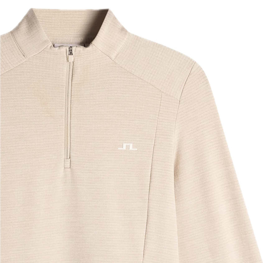 J.Lindeberg Mid-Layer Steffi Quarter Zip Moonbeam