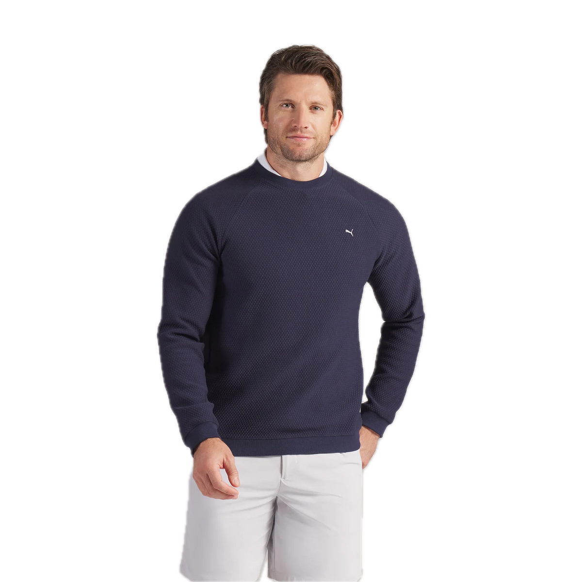 PUMA Sweat Boulder 2.0 Col Rond Bleu Marine - GolfCenter.fr