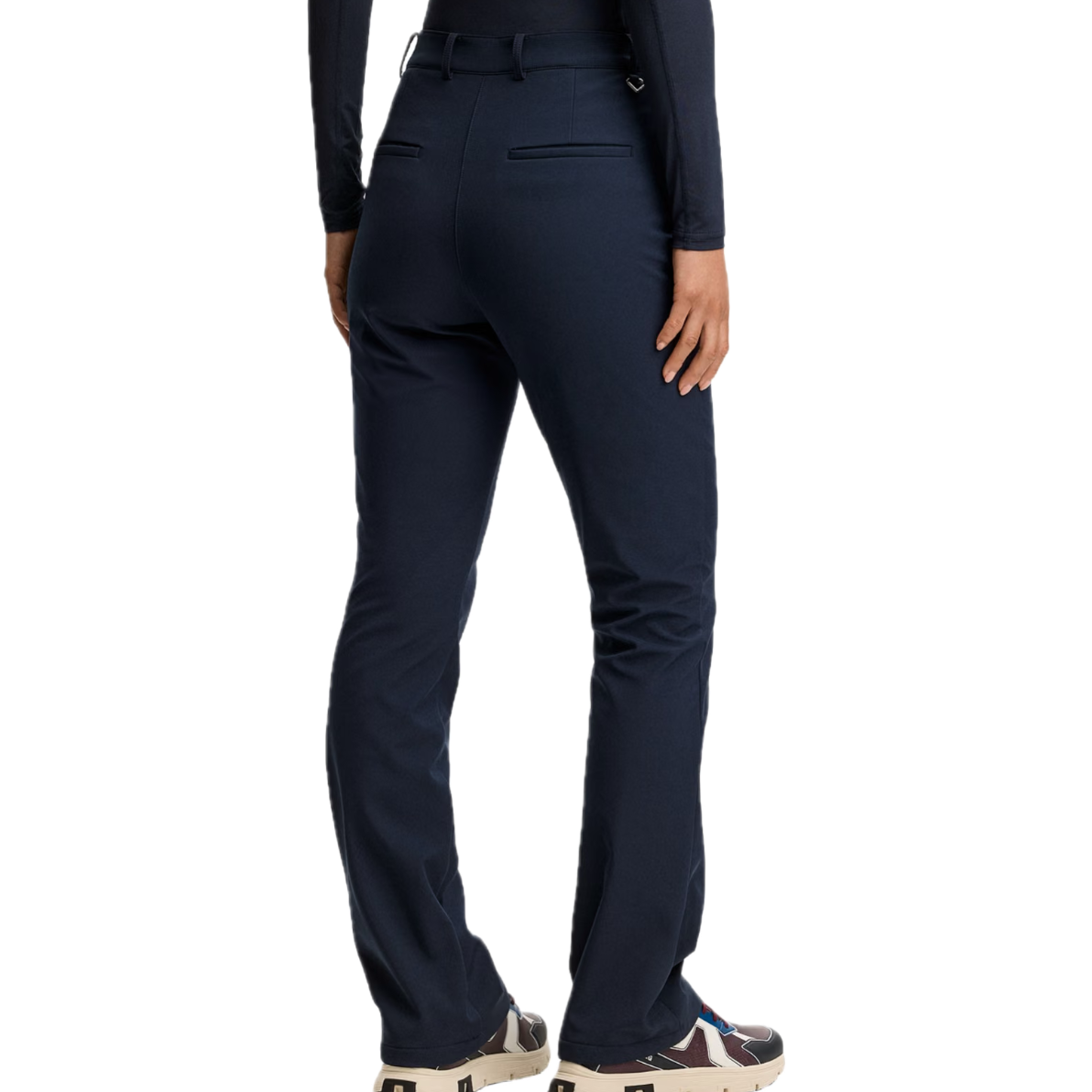 J.Lindeberg Pantalon Femme Chaud Mia Bonded Bleu Marine