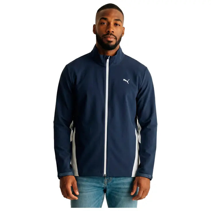Puma Golf Veste Softshell Bleu Marine - GolfCenter.fr