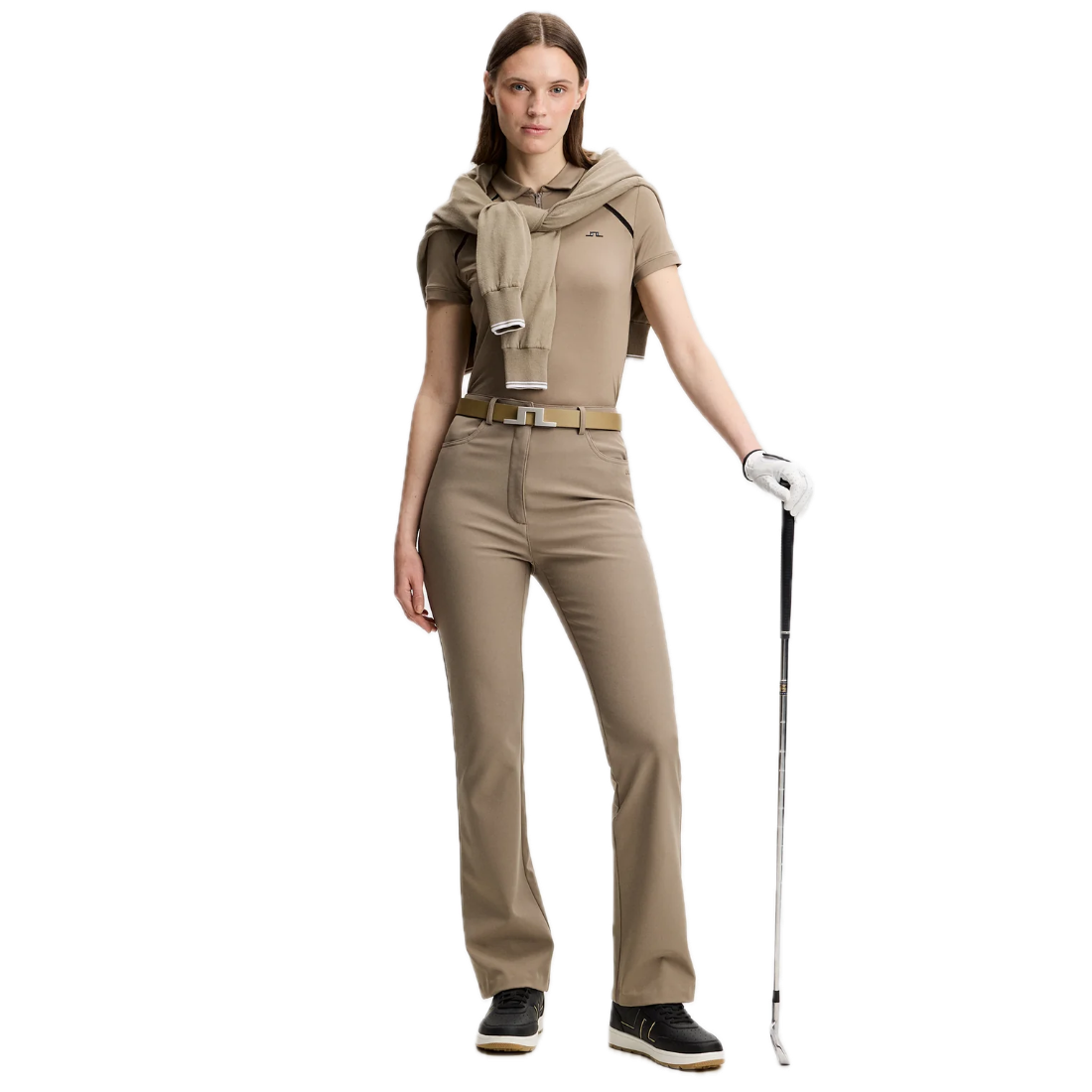 J.Lindeberg Pantalon Femme Chaud Mia Bonded Brindle