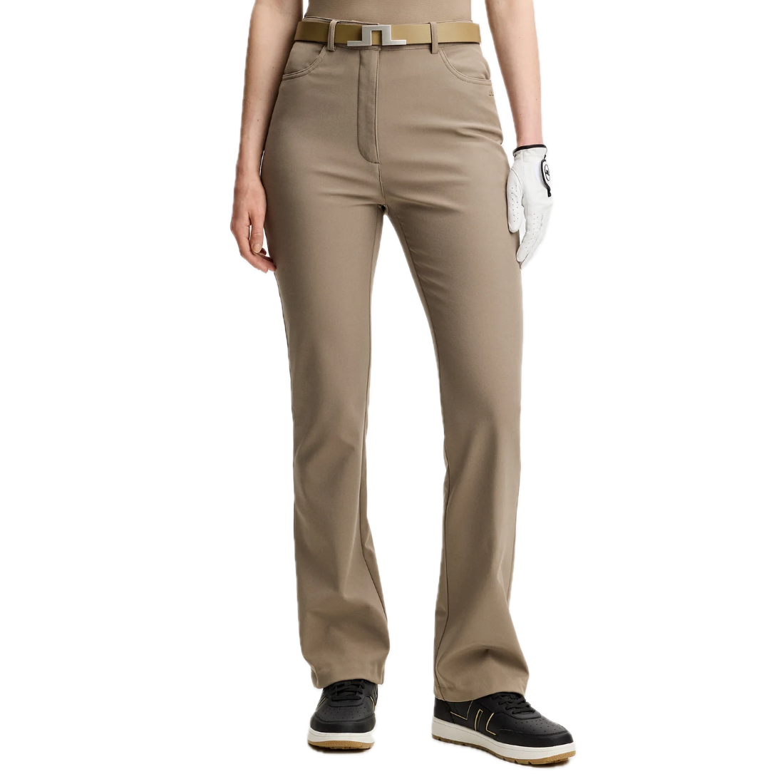 J.Lindeberg Pantalon Femme Chaud Mia Bonded Brindle