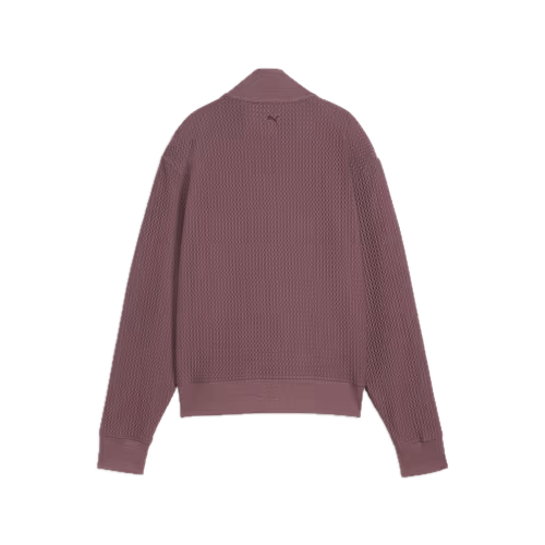 PUMA Veste Demi-Zip Boulder Femme Marron Cacao - GolfCenter.fr
