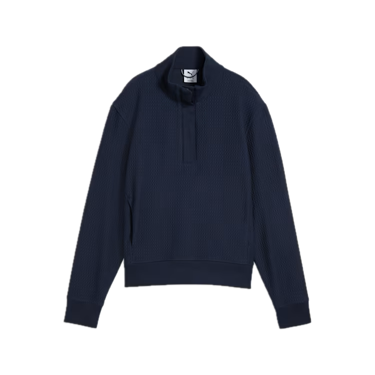 PUMA Veste Demi-Zip Boulder Femme Bleu Marine - GolfCenter.fr