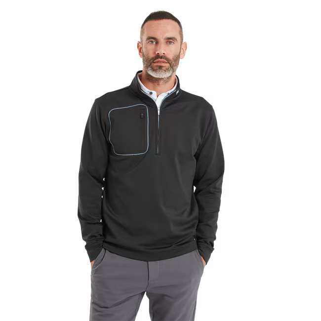 FootJoy Pullover Texturé ThermoSeries Noir
