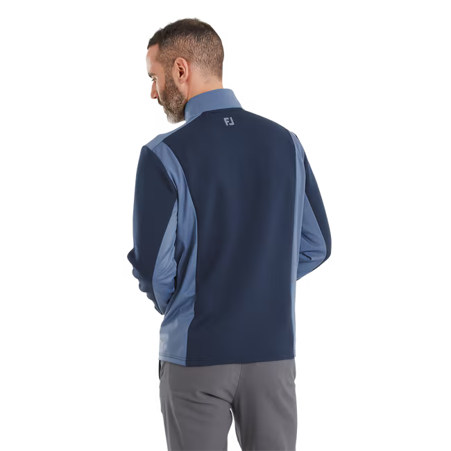FootJoy Pullover Contrasté ThermoSeries Marine / Bleu Nuit