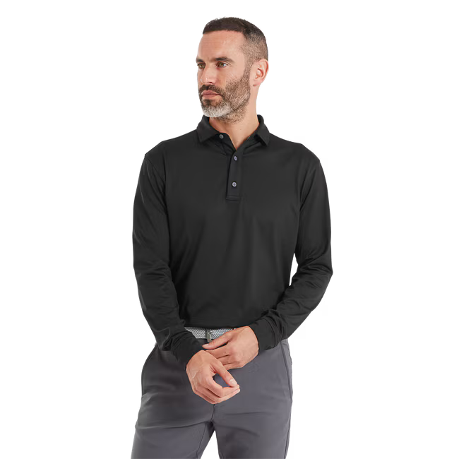FootJoy Polo manches longues ThermoSeries Noir
