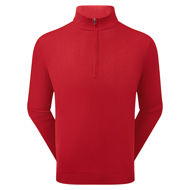 FootJoy Pullover drirelease 1/4 Zip Rouge
