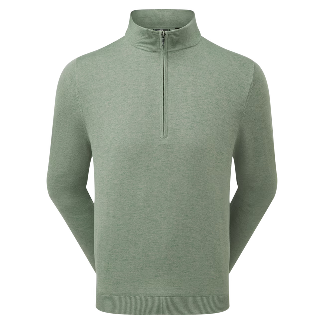 FootJoy Pullover drirelease 1/4 Zip Gris Lichen Chiné