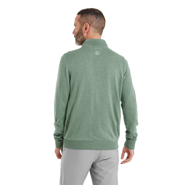 FootJoy Pullover drirelease 1/4 Zip Gris Lichen Chiné
