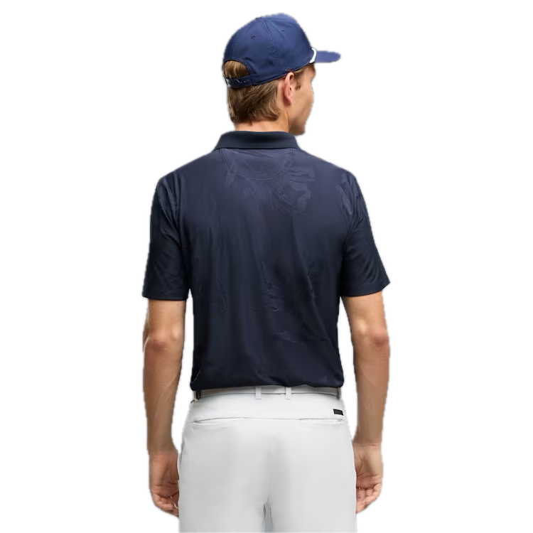 PUMA Polo MATTR Prima Bloom Bleu Marine - GolfCenter.fr