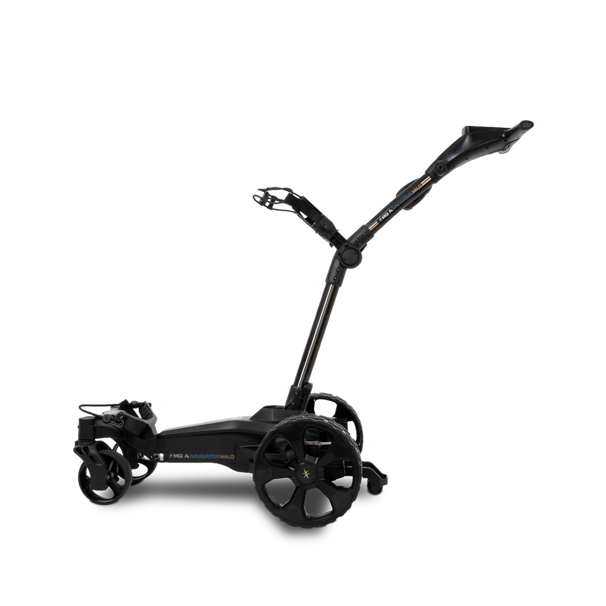 MGI Chariot Électrique Ai Navigator Halo (chariot suiveur et télécommandé) - GolfCenter.fr