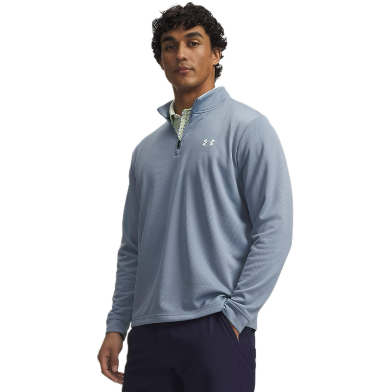 Under Armour Haut 1/4 Zip Matchplay Bleu Ciel