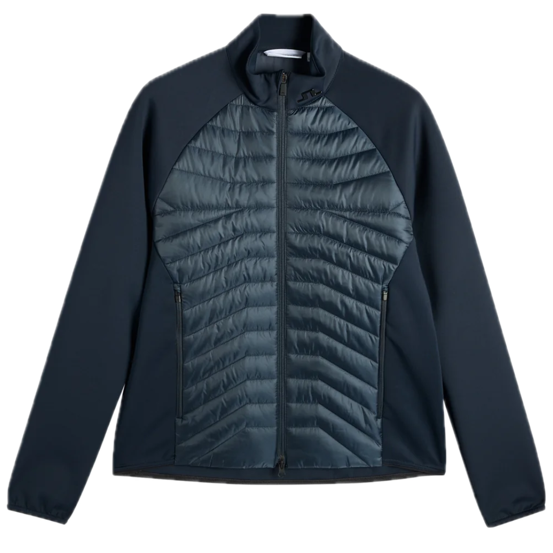 J.Lindeberg Veste Heyden Quilt Hybrid Jacket Bleu Marine
