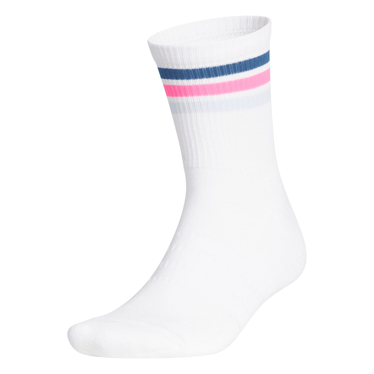 Adidas Calcetines Mi-Mollet 3 bandas Rosa/Azul/Blanco