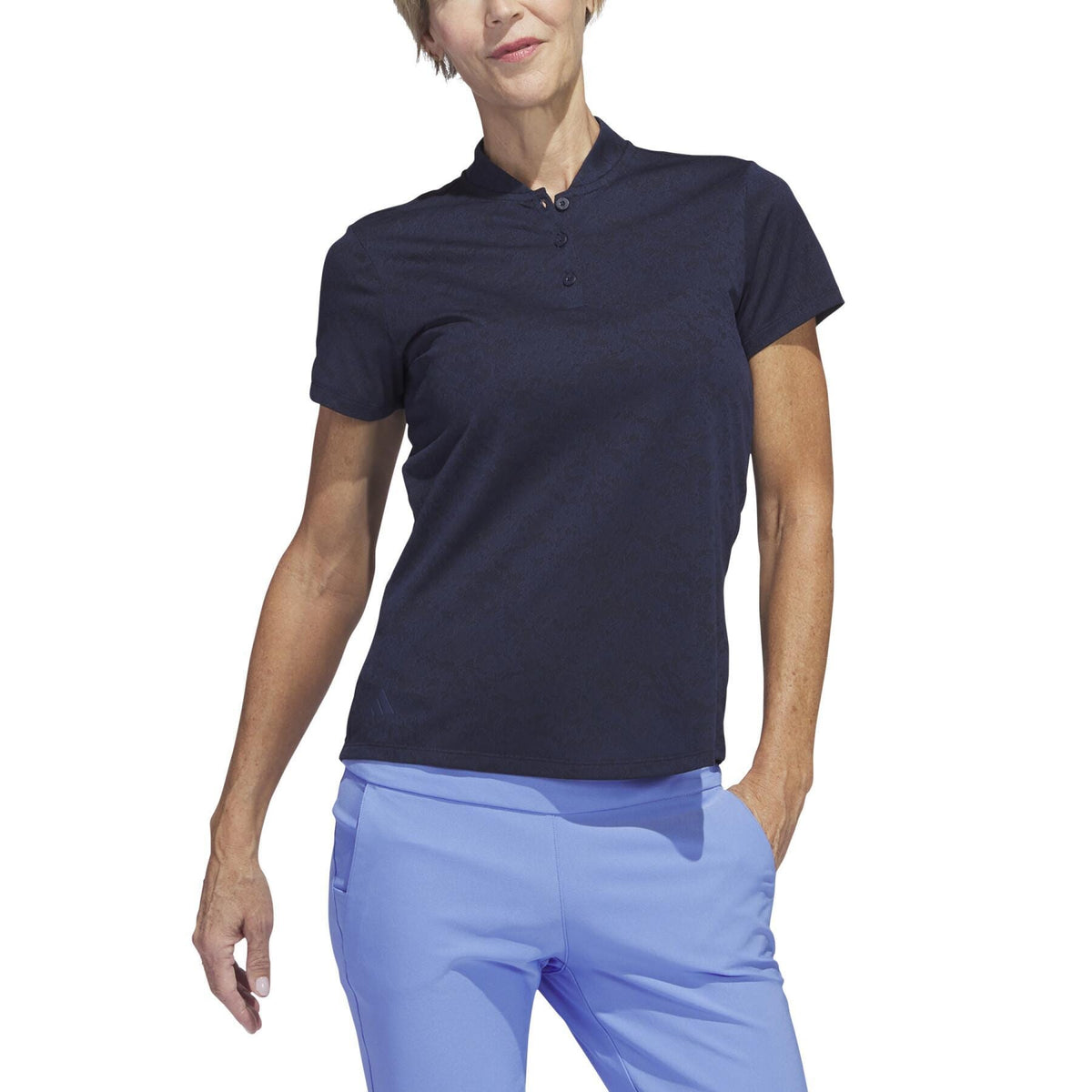 Adidas Polo mujer piqué Jacquard