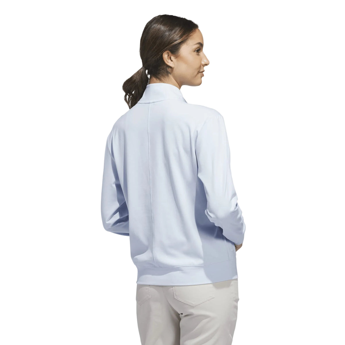 Adidas Pull Femme 1/4 Zip UTL C Bleu Ciel