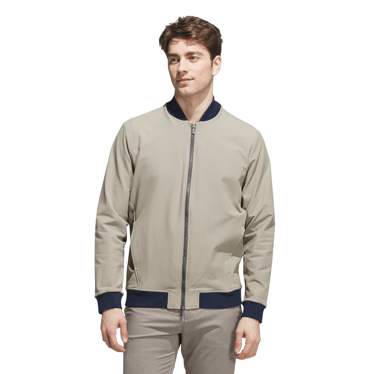 Adidas CHAQUETA Ultimate 365 Elevate Full Zip Hombre Beige
