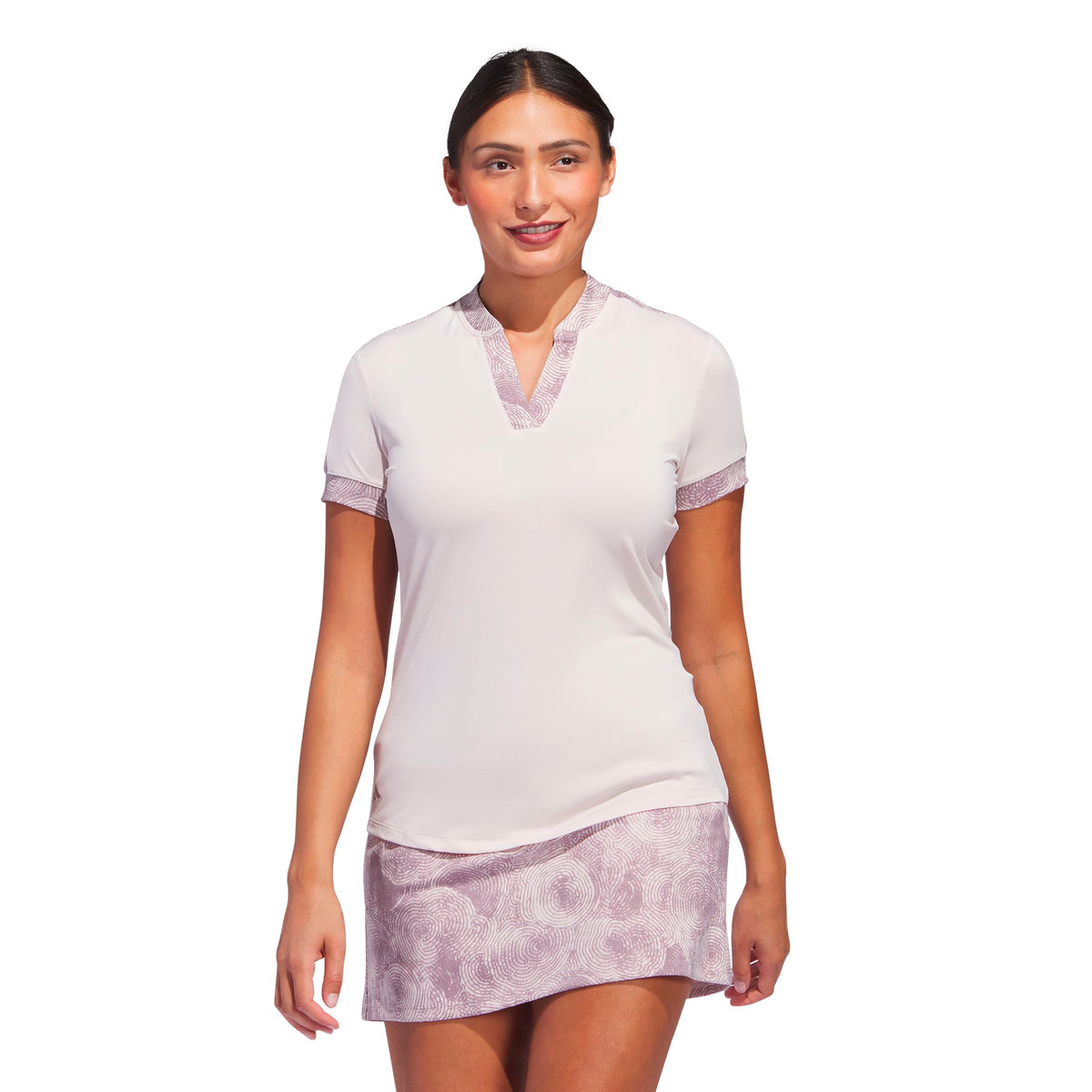 Adidas polo mujer ultimate estampado figue